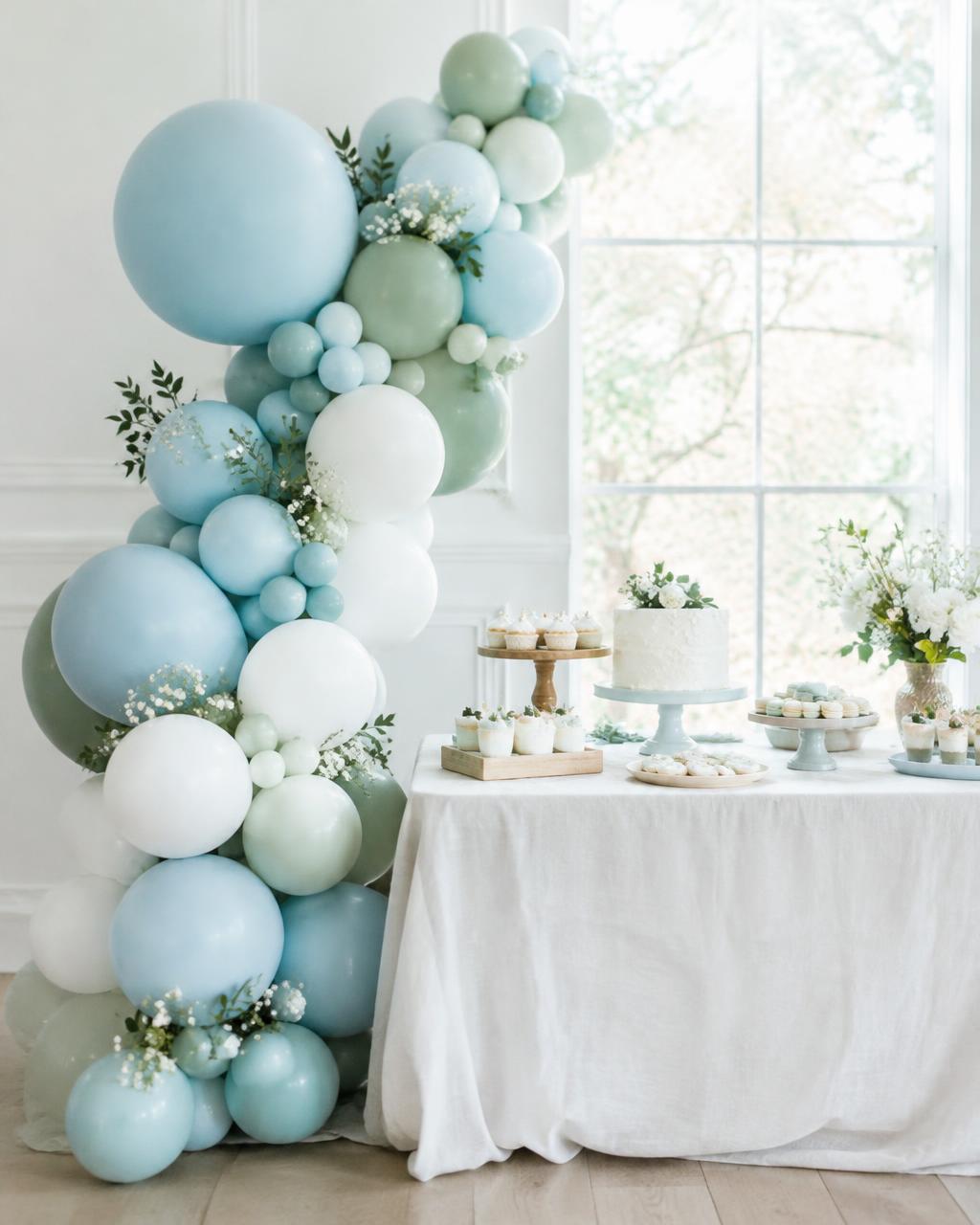 Baby shower balloons